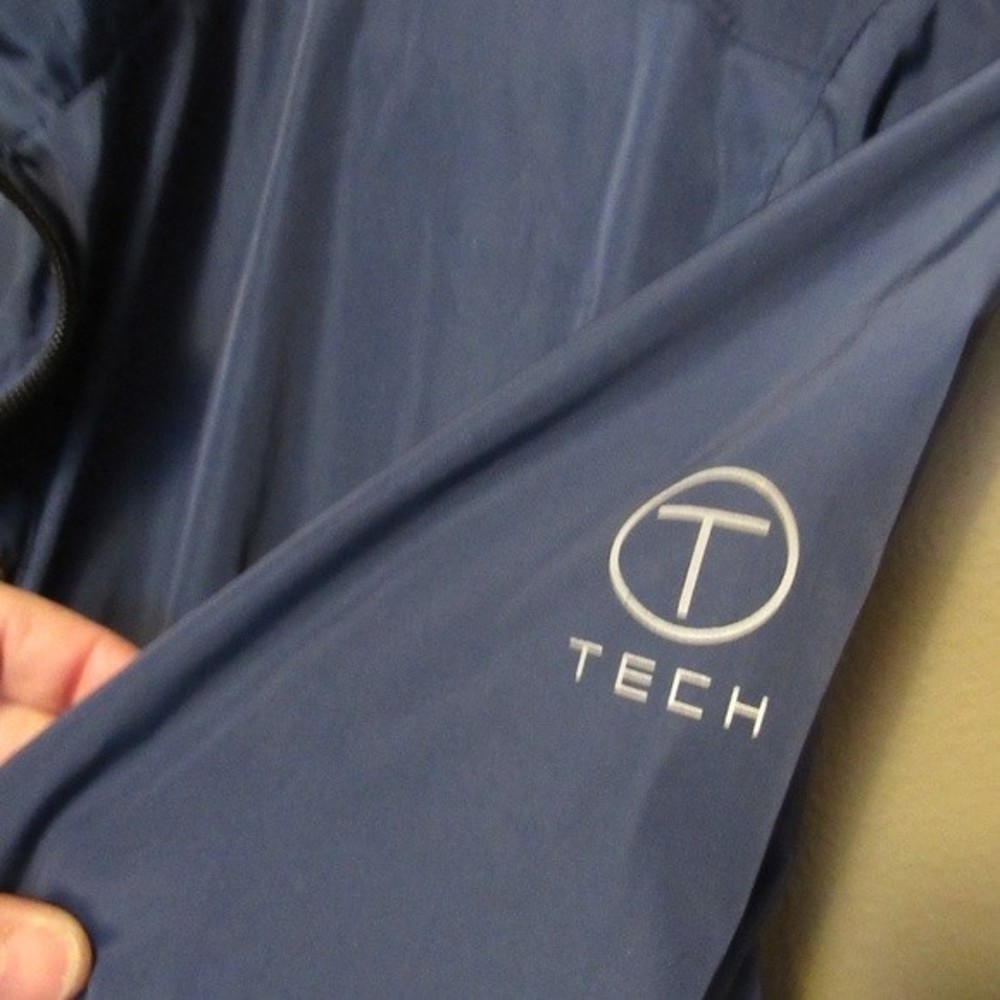 Tumi Tech Packable Blue Jacket Coat - image 6